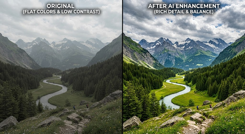 Canva AI Photo Enhancer Review: I Tested It on Blurry, Old, and Low-Quality Photos (2026) 3 The Features I Actually Used During the Tests