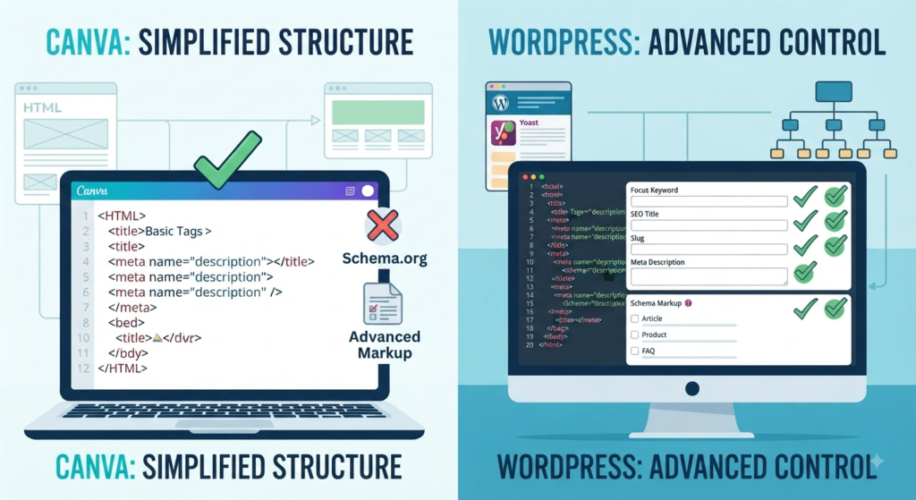 Canva Website Builder: 11 Powerful Steps to Build & Publish a Website in 2026 4 Is Canva Website Builder Good for SEO